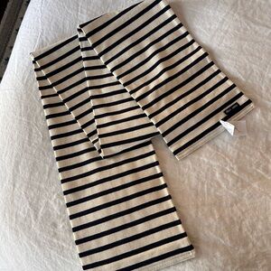 Saint James striped cotton scarf